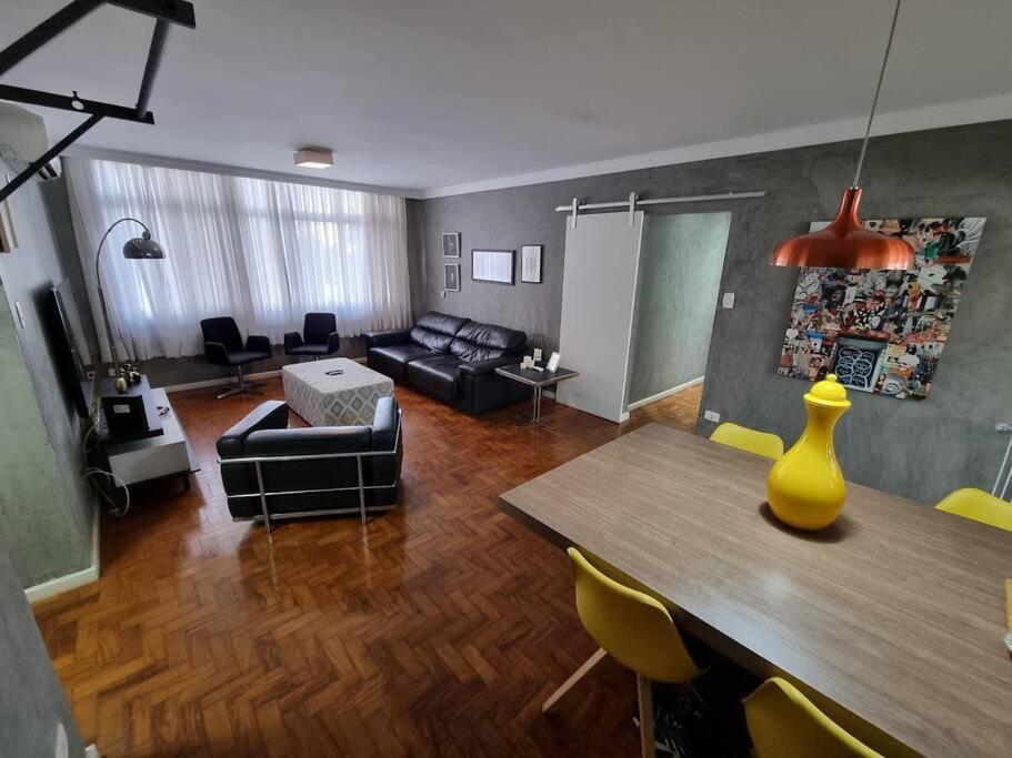 Apto Completo 120m² Ar Condicionado Higienopolis Apartamento